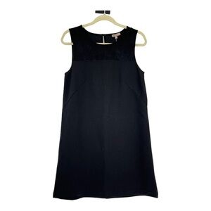 NEW Lilla P Little Black Shift Dress LBD Career Business Size Medium MSRP $200